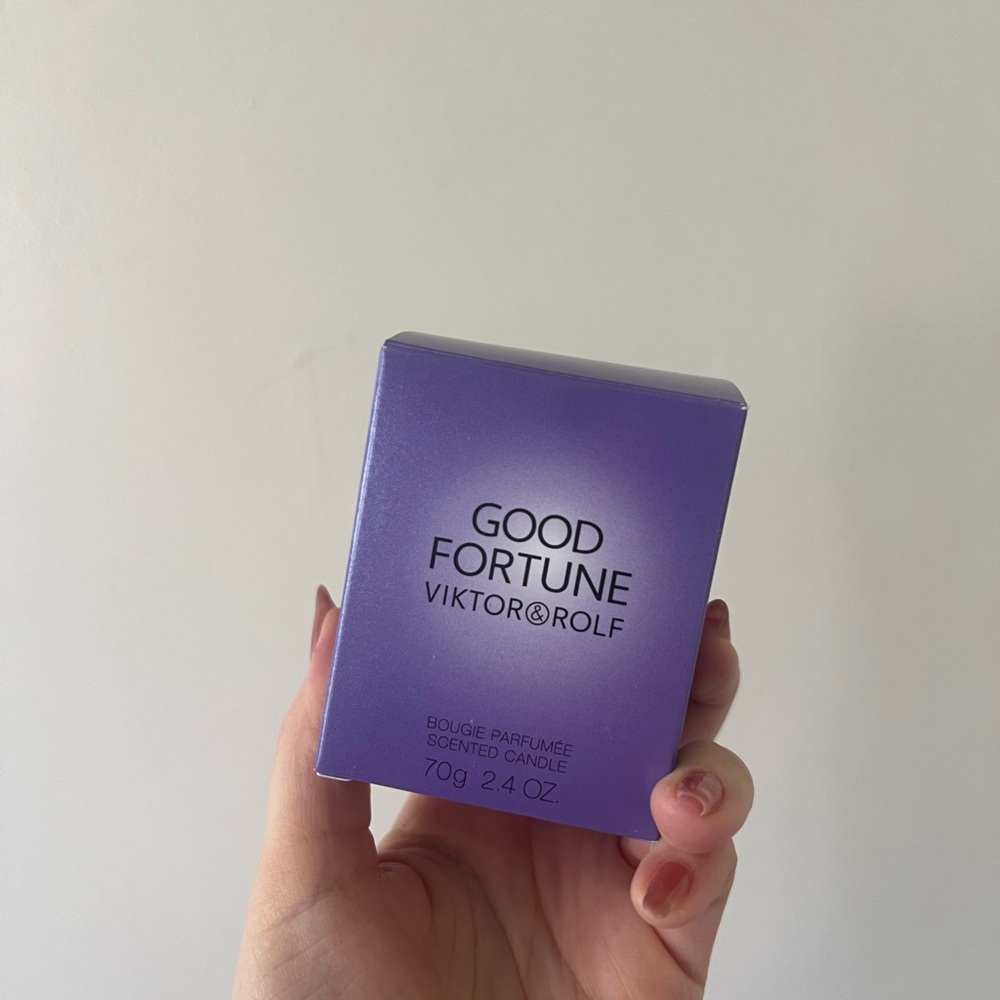 Viktor & Rolf Good Fortune Candle in Purple Box